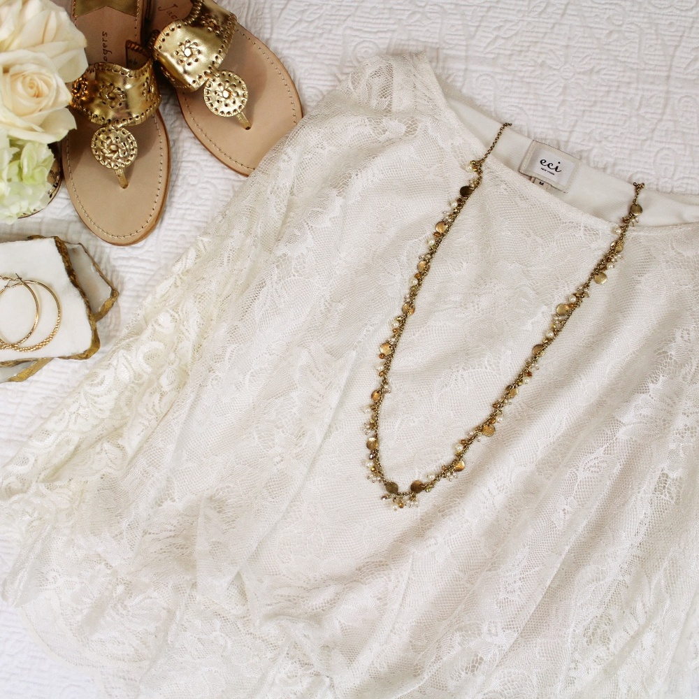 Ivory Lace Blouse